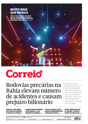Cover of Correio da Bahia