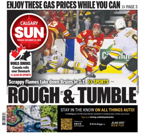Cover of Calgary Sun