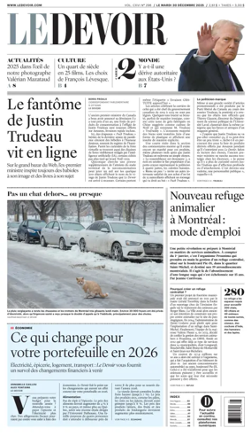 Cover of Le Devoir