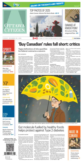 Cover of Ottawa Citizen