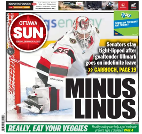 Cover of Ottawa Sun