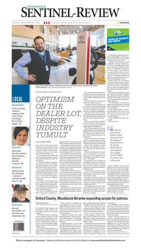 Cover of Sentinel-Review (Woodstock)