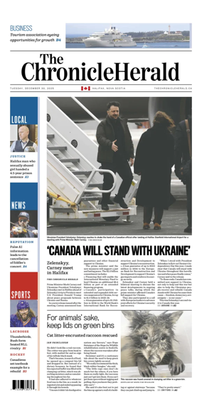 Cover of The Chronicle Herald (Provincial)