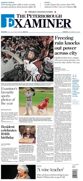 Cover of The Peterborough Examiner