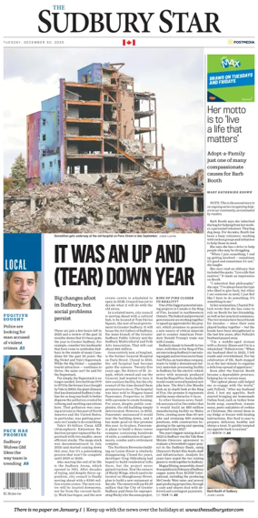 Cover of The Sudbury Star