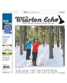 Cover of Wiarton Echo