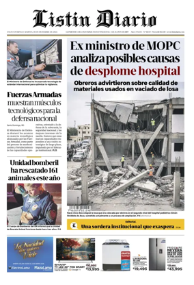 Cover of Listin Diario