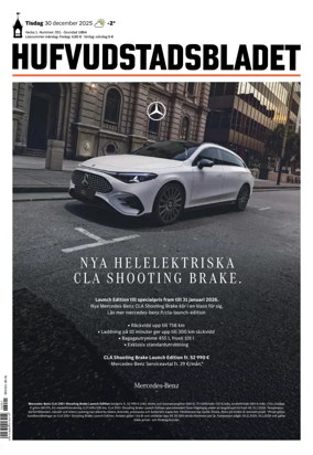 Cover of Hufvudstadsbladet