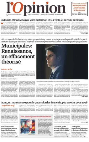 Cover of L'Opinion