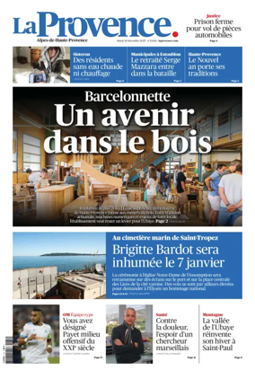 Cover of La Provence Alpes-de-Haute-Provence