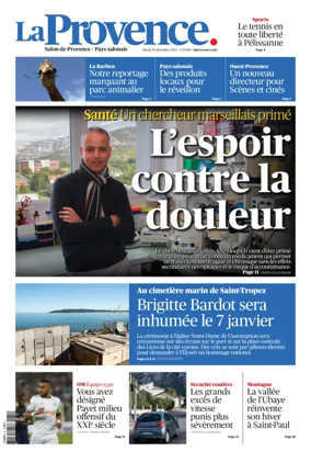 Cover of La Provence Salon-de-Provence / Pays salonais