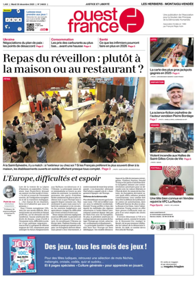 Cover of Ouest France (Les Herbiers / Montaigu)