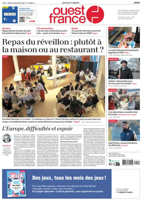 Cover of Ouest France (Orne)