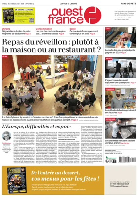 Cover of Ouest France (Pornic / Pays de Retz)