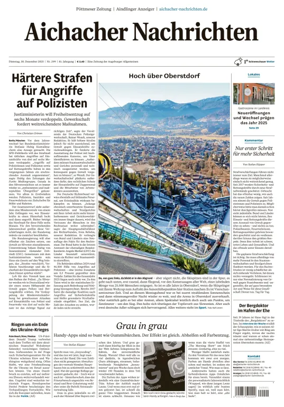 Cover of Aichacher Nachrichten