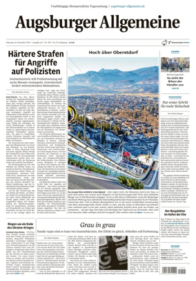 Cover of Augsburger Allgemeine (Ausgabe Stadt)