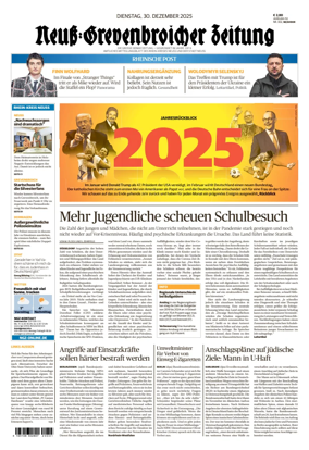 Cover of Neuss-Grevenbroicher Zeitung Neuss