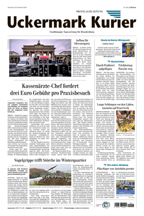 Cover of Prenzlauer Zeitung