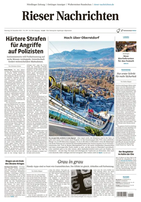 Cover of Rieser Nachrichten