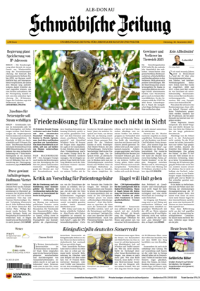 Cover of Schwabische Zeitung (Alb-Donau)