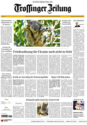 Cover of Trossinger Zeitung