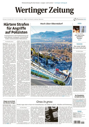 Cover of Wertinger Zeitung