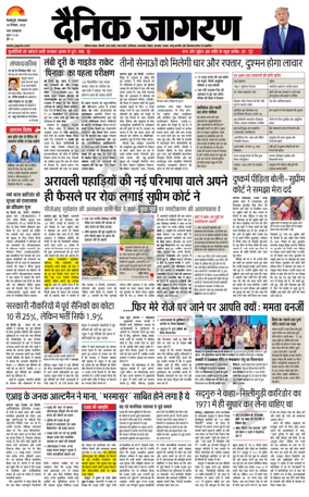 Cover of Dainik Jagran - Silliguri