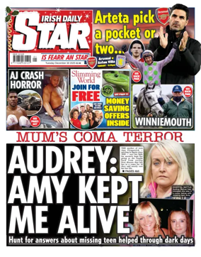 Cover of Irish Daily Star