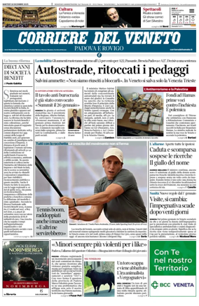 Cover of Corriere del Veneto (Padova e Rovigo)