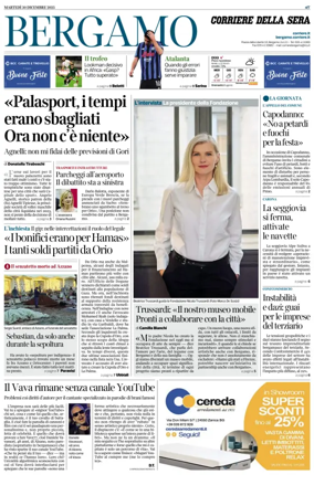 Cover of Corriere della Sera (Bergamo)