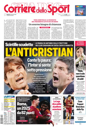 Cover of Corriere dello Sport