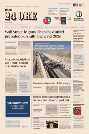 Cover of Il Sole 24 Ore