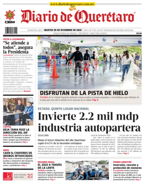 Cover of Diario de Queretaro