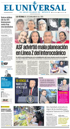 Cover of El Universal