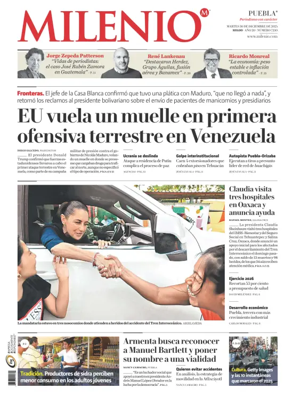 Cover of Milenio Puebla
