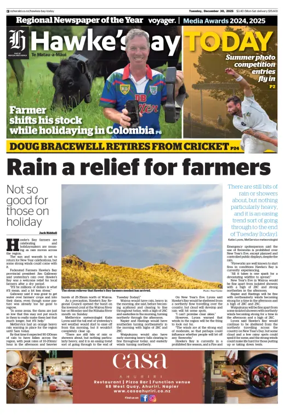 Cover of Hawke's Bay Today