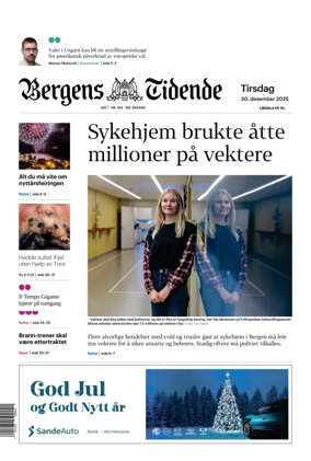 Cover of Bergens Tidende