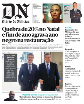 Cover of Diario de Noticias