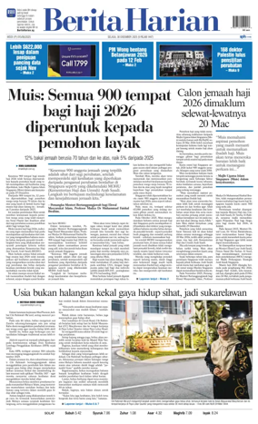 Cover of Berita Harian