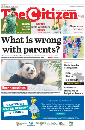 Cover of The Citizen (KZN)
