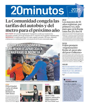 Cover of 20 Minutos Madrid