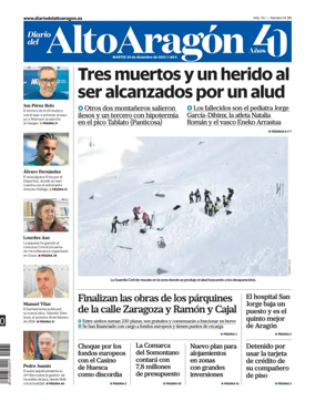 Cover of Diario del Alto Aragon