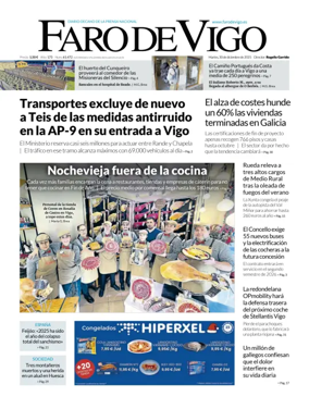 Cover of Faro de Vigo