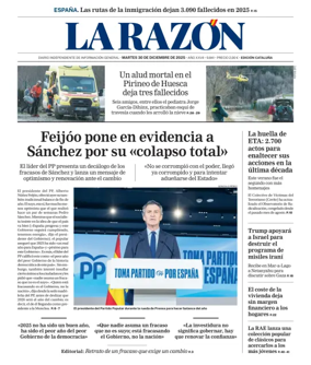 Cover of La Razon (Cataluna)