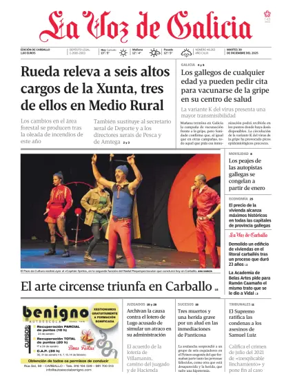 Cover of La Voz de Galicia (Carballo)