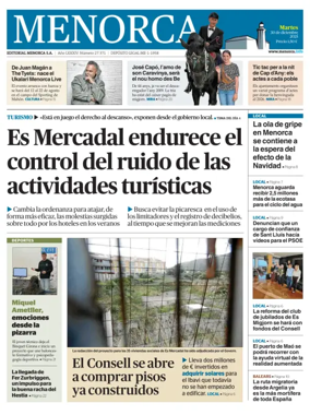 Cover of Menorca Diario Insular