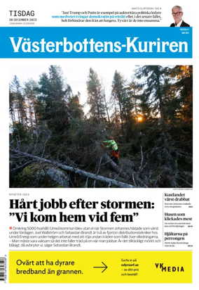 Cover of Vasterbottens-Kuriren