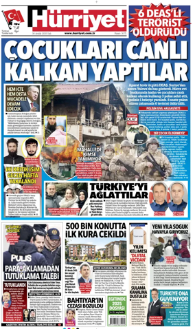Cover of Hurriyet