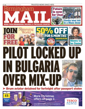 Cover of Birmingham Mail