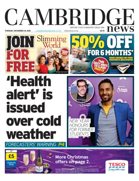 Cover of Cambridge News